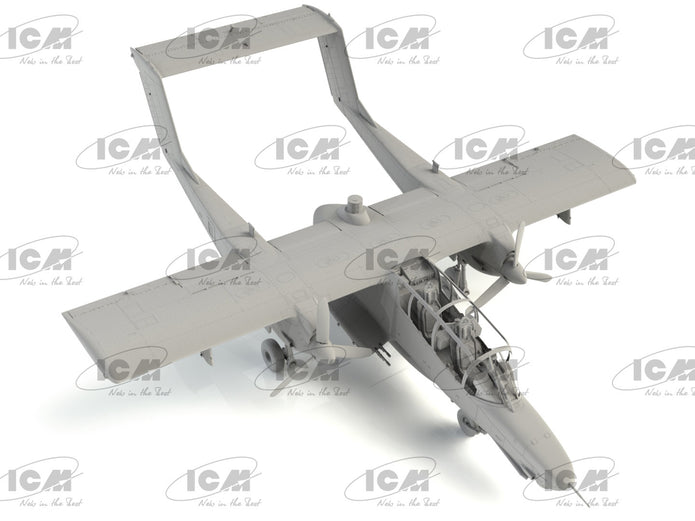 ICM 48301 model aircraft kit 1:48 OV-10D+ Bronco Light attack and observation