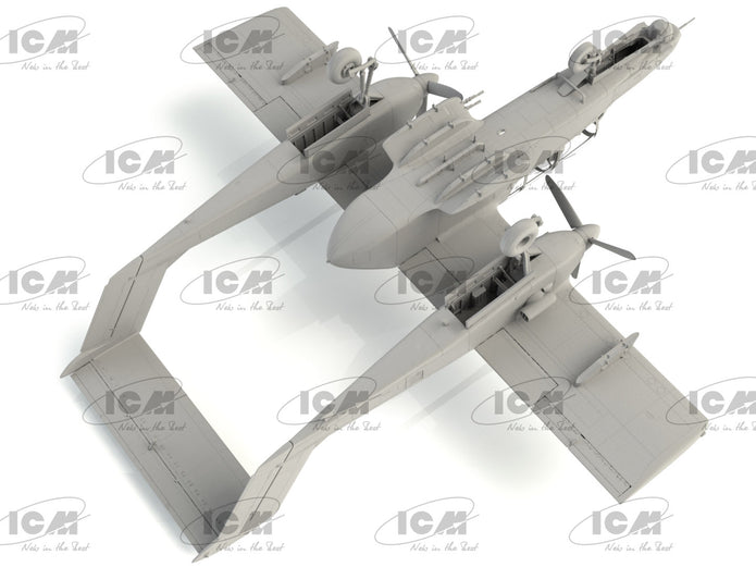 ICM 48301 model aircraft kit 1:48 OV-10D+ Bronco Light attack and observation