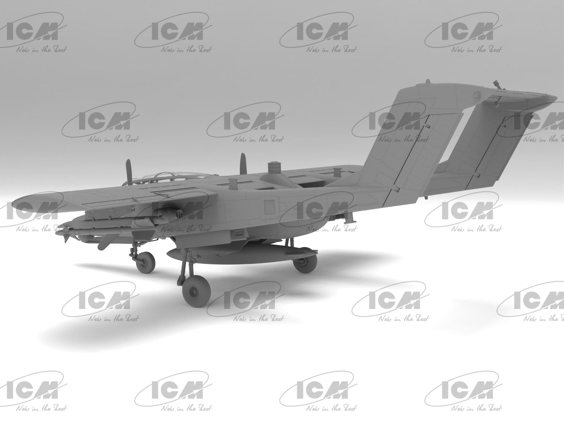 ICM 48302 kit 1:48 Desert Storm 1991 American aircrafts OV10A + OV10D+2kits box