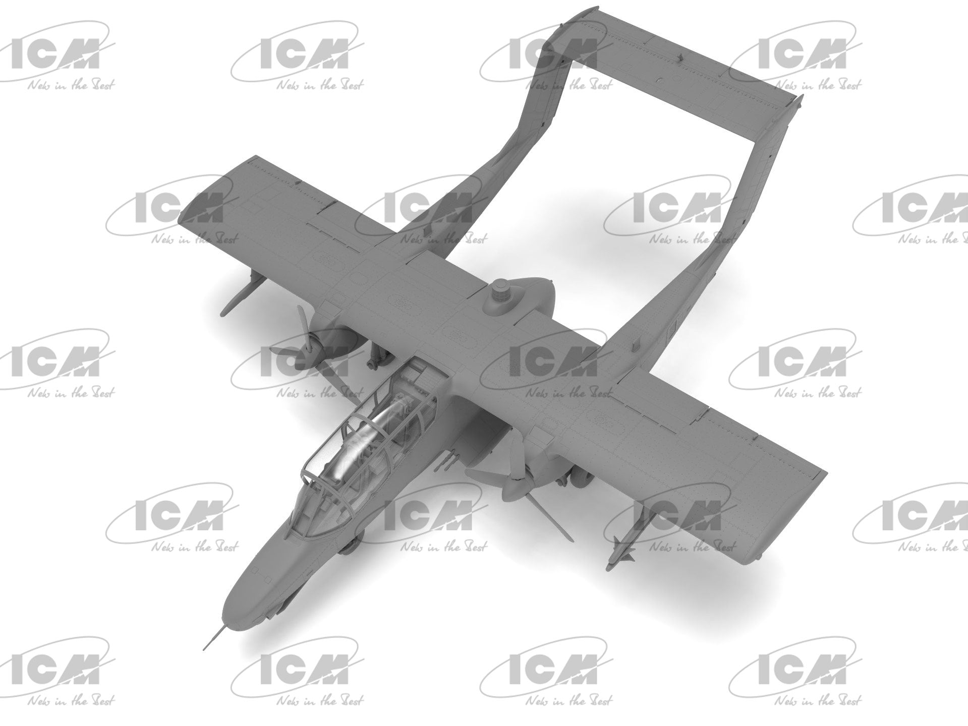 ICM 48302 kit 1:48 Desert Storm 1991 American aircrafts OV10A + OV10D+2kits box