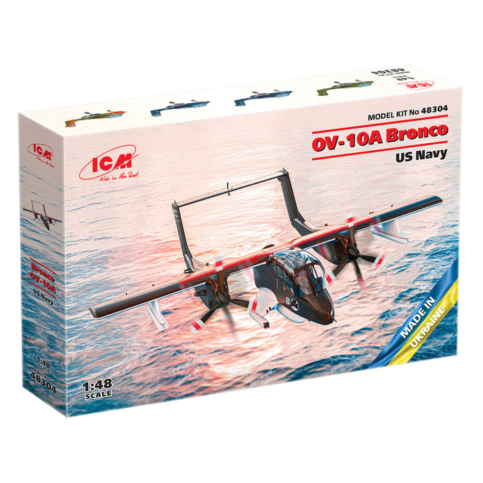 ICM 48304 Plastic model kit aircraft Scale 1:48 Bronco OV10A US Navy kits models