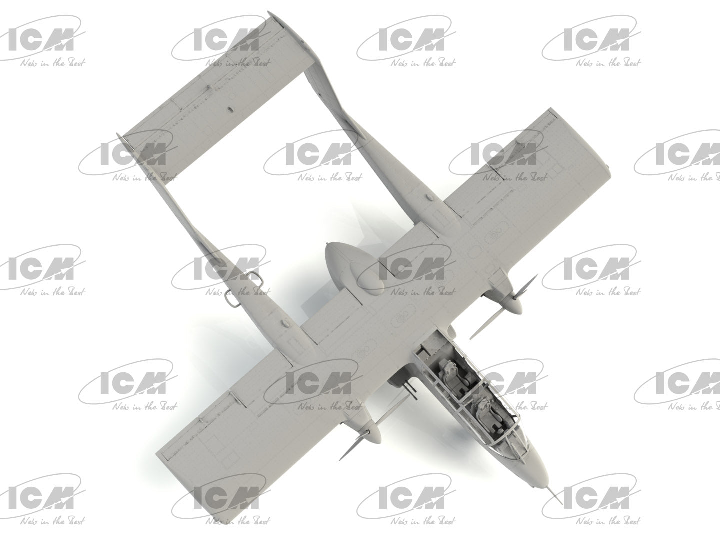 ICM 48304 Plastic model kit aircraft Scale 1:48 Bronco OV10A US Navy kits models