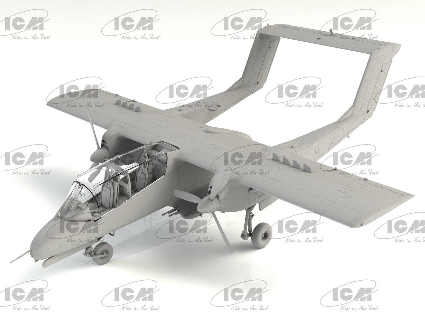 ICM 48304 Plastic model kit aircraft Scale 1:48 Bronco OV10A US Navy kits models