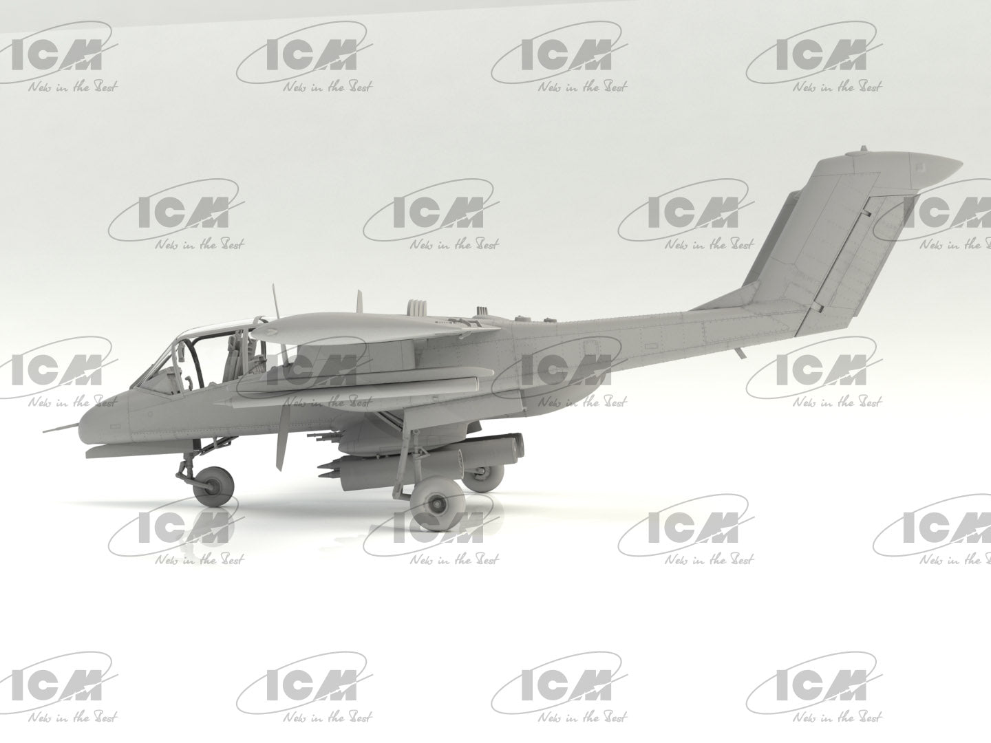 ICM 48304 Plastic model kit aircraft Scale 1:48 Bronco OV10A US Navy kits models