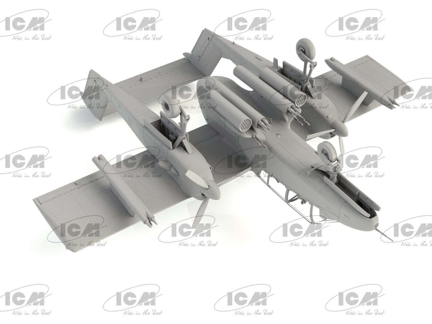 ICM 48304 Plastic model kit aircraft Scale 1:48 Bronco OV10A US Navy kits models
