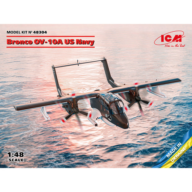 ICM 48304 Plastic model kit aircraft Scale 1:48 Bronco OV10A US Navy kits models