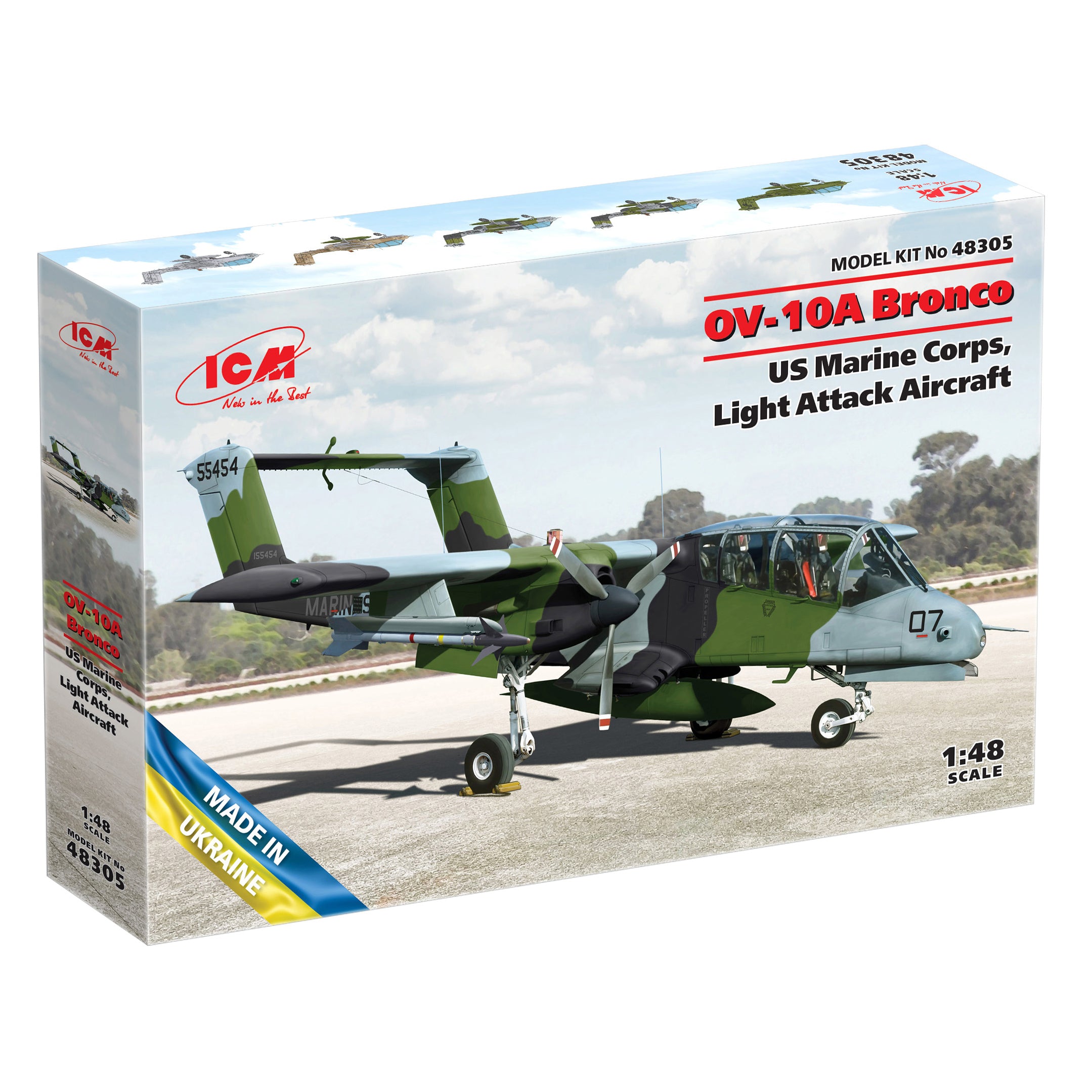 ICM 48305 models aircraft kit 1:48 OV-10A Bronco US Marine Corps Attack Aircraft