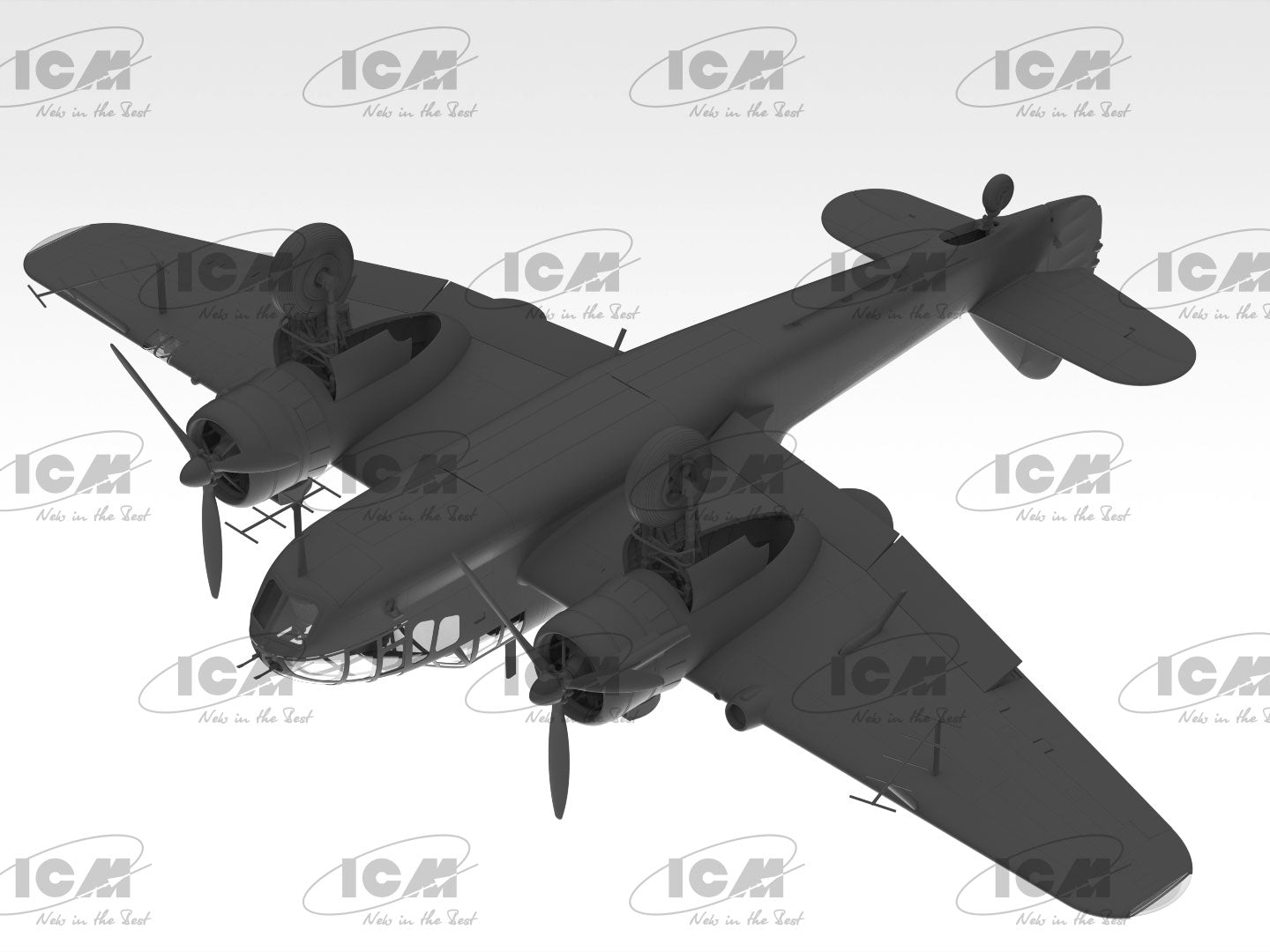 ICM 48311 Plastic model kit aircraft 1:48 Bristol Beaufort Mk.IA tropical filter