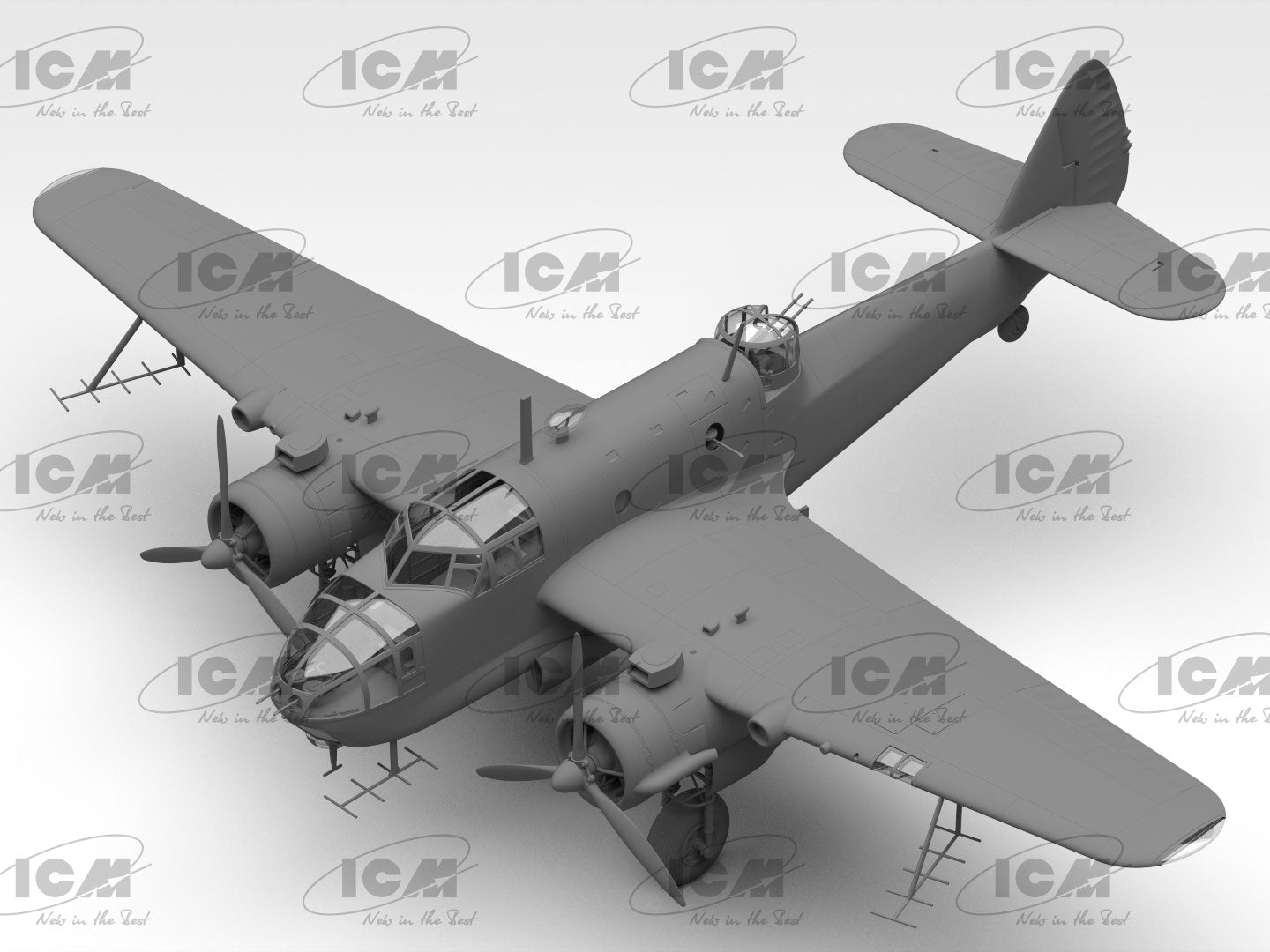 ICM 48311 Plastic model kit aircraft 1:48 Bristol Beaufort Mk.IA tropical filter