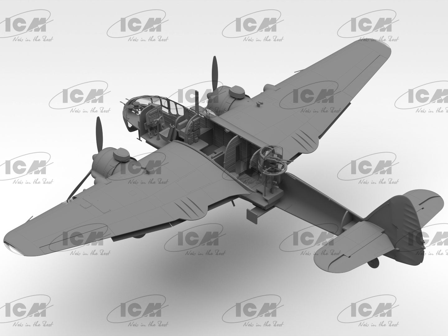 ICM 48311 Plastic model kit aircraft 1:48 Bristol Beaufort Mk.IA tropical filter
