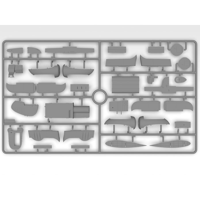 Bristol Beaufort Mk.I. Bombing raid Plastic Model Kit Aircraft 1:48 ICM 48314