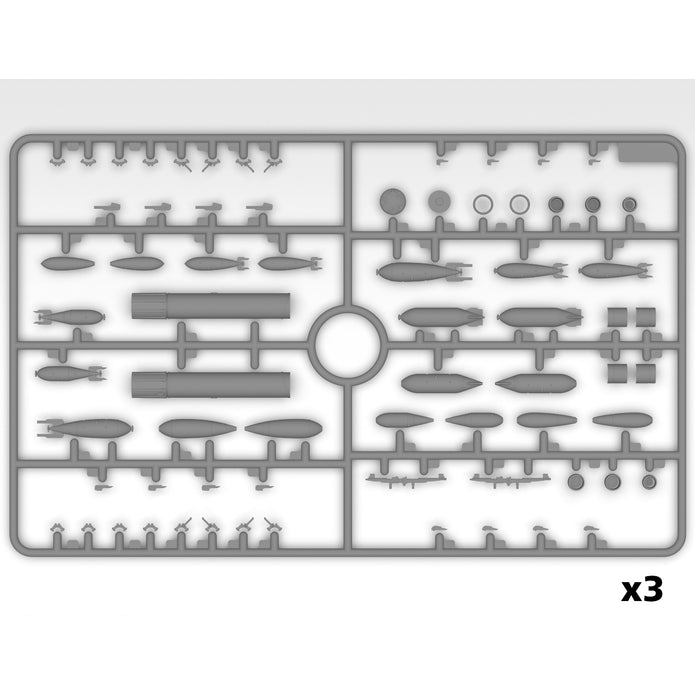 Bristol Beaufort Mk.I. Bombing raid Plastic Model Kit Aircraft 1:48 ICM 48314