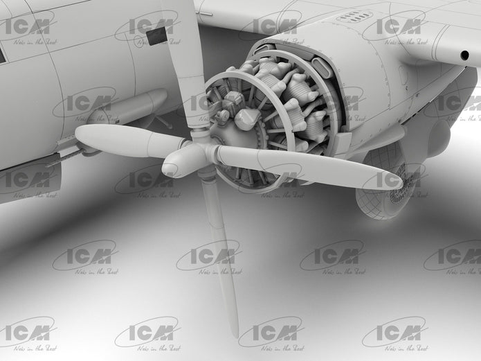 B-26B Marauder WWII American Bomber 1:48 Plastic Model aircraft Kit ICM 48320