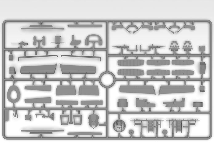 B-26B Marauder with USAAF Pilots and Ground Personnel Plastic Model Kit Scale 1:48 ICM 48322