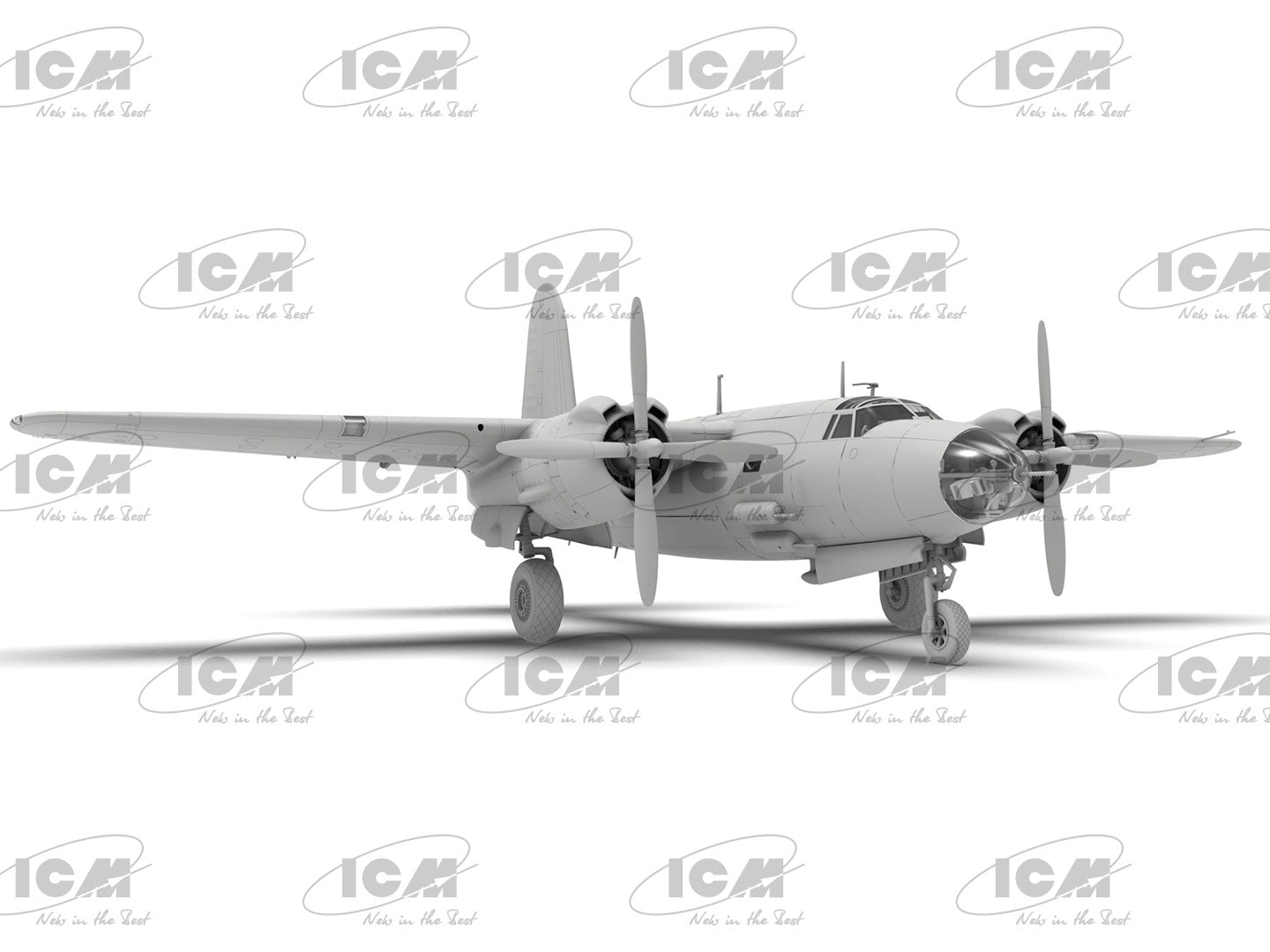 B-26G Marauder
WWII American/French Bomber Scale 1:48 ICM48323 Plastic Model Aircraft Kit