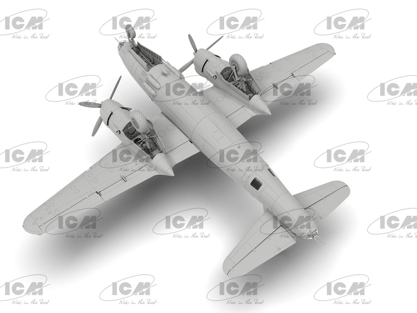 B-26F Marauder WWII American Bomber Scale 1:48 ICM48325 Plastic Model Aircraft Kit