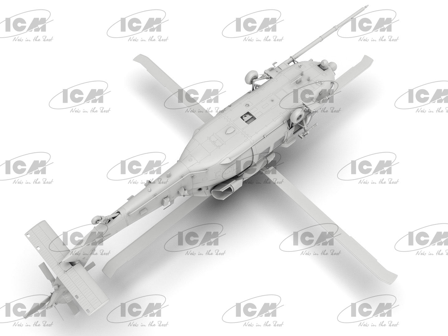 MH-60L Black Hawk
US Special Forces Helicopter Scale 1:48 ICM48360 Plastic Model Helicopter Kit