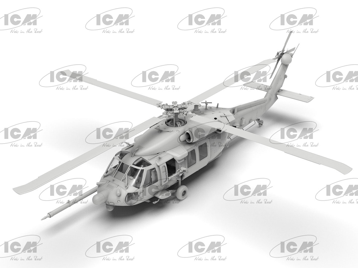 MH-60L Black Hawk
US Special Forces Helicopter Scale 1:48 ICM48360 Plastic Model Helicopter Kit