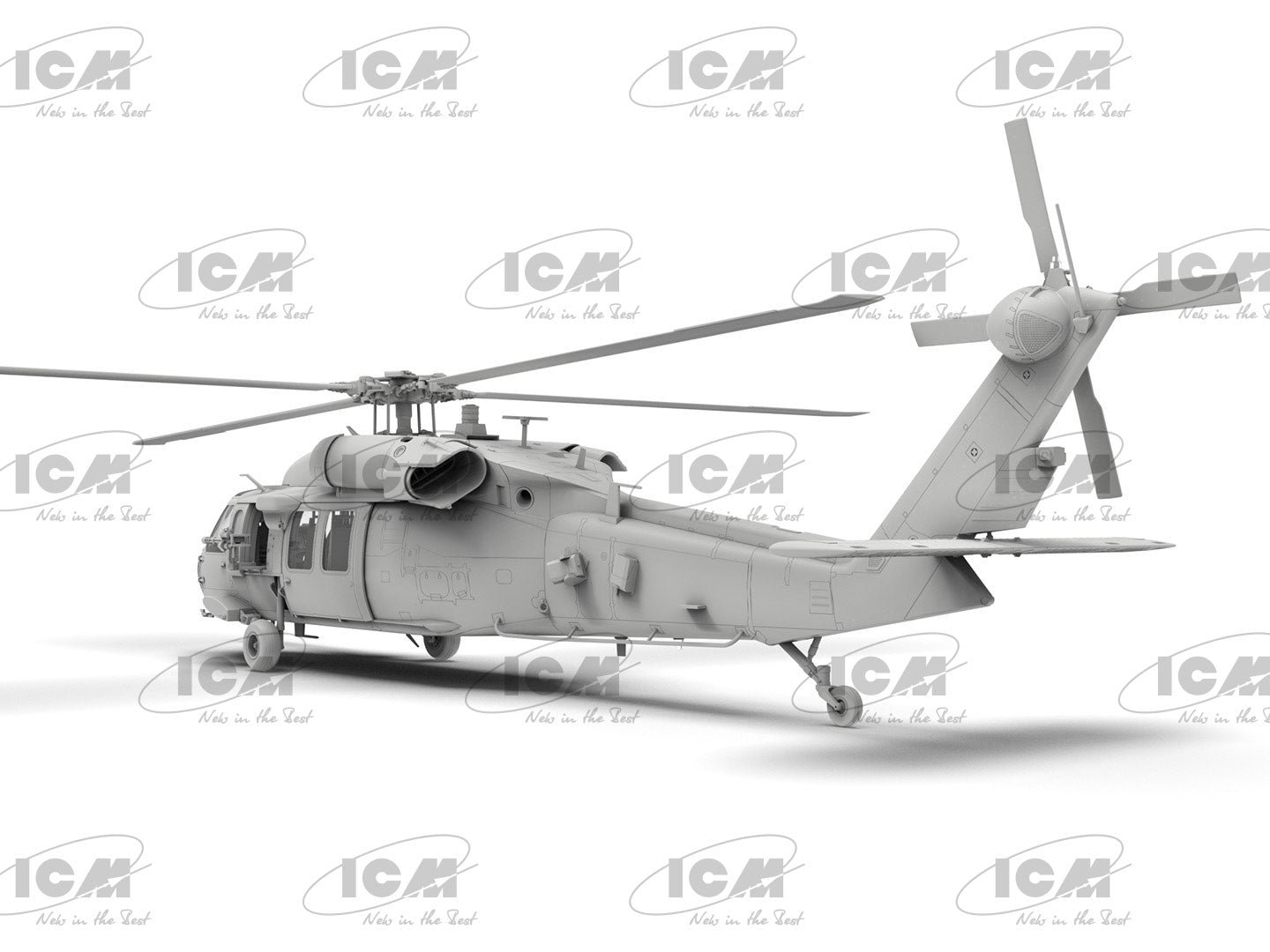 MH-60L Black Hawk
US Special Forces Helicopter Scale 1:48 ICM48360 Plastic Model Helicopter Kit