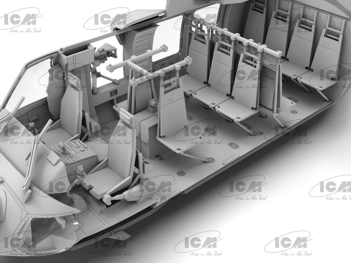 MH-60L Black Hawk
US Special Forces Helicopter Scale 1:48 ICM48360 Plastic Model Helicopter Kit