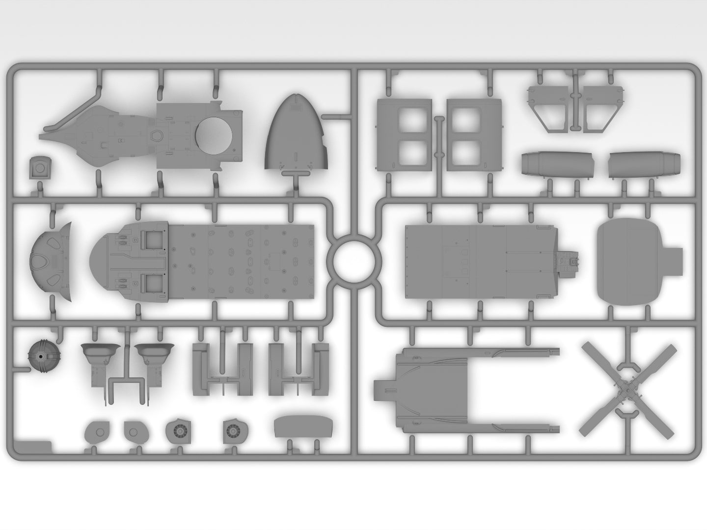 UH-60A Black Hawk
Defence Intelligence of Ukraine Scale 1:48 ICM48362 Plastic Model Helicopter Kit