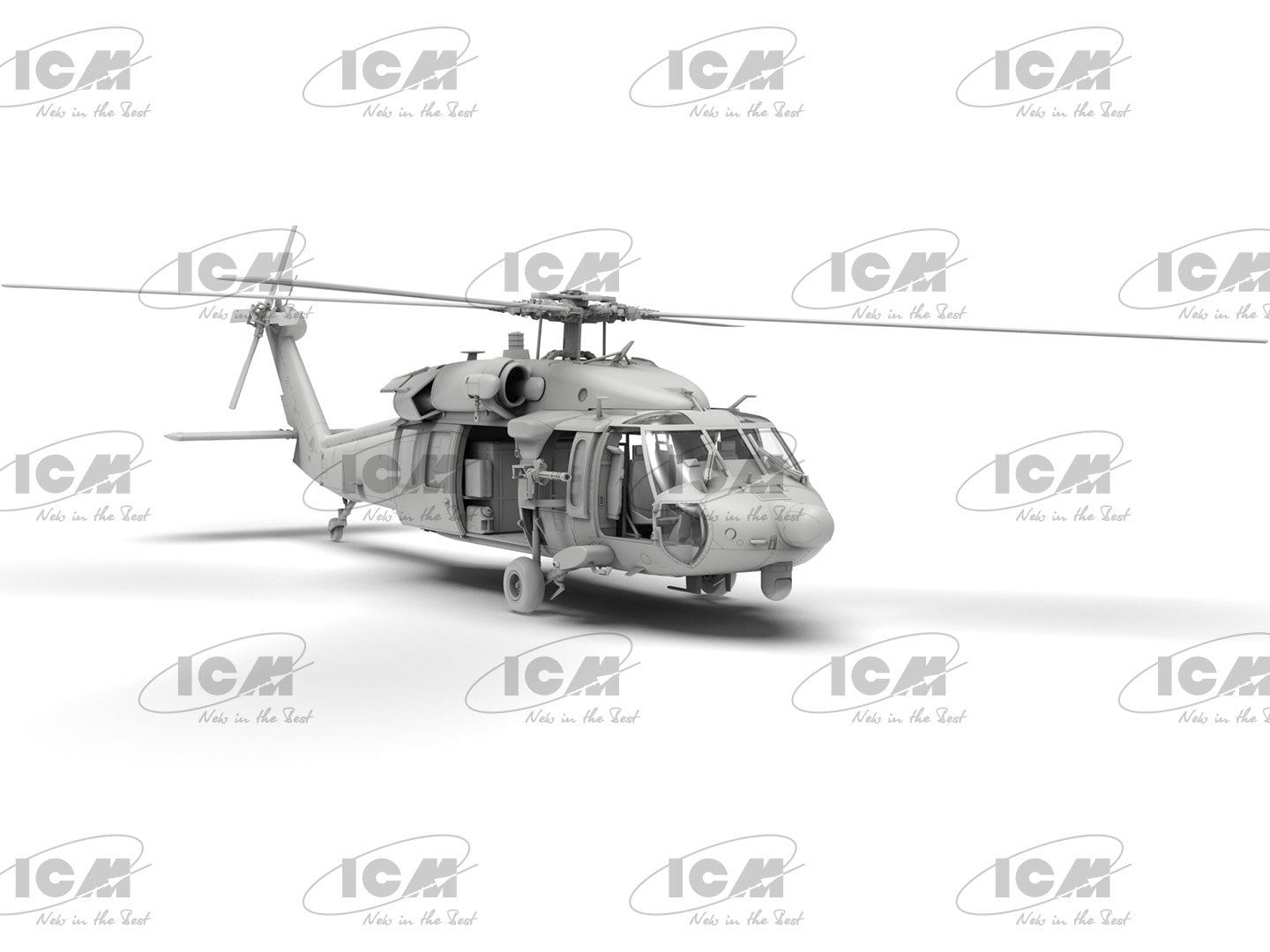 Black Hawk Down Operation Gothic Serpent Scale 1:48 ICM48363 Plastic Model Helicopter Kit