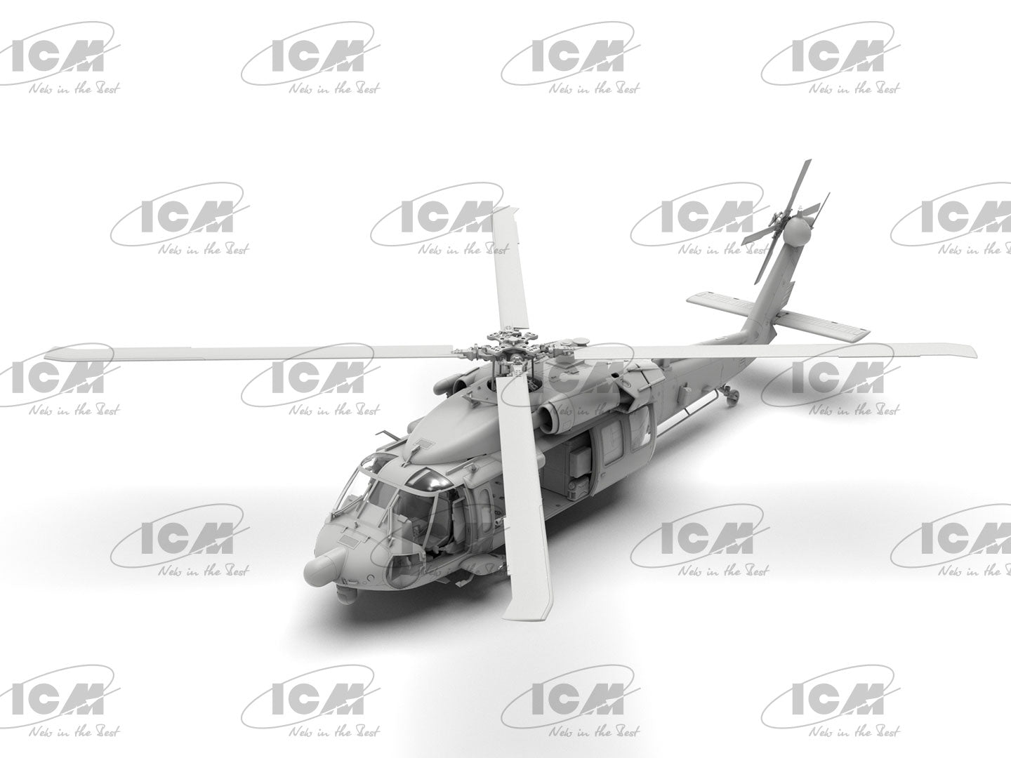 Black Hawk Down Operation Gothic Serpent Scale 1:48 ICM48363 Plastic Model Helicopter Kit