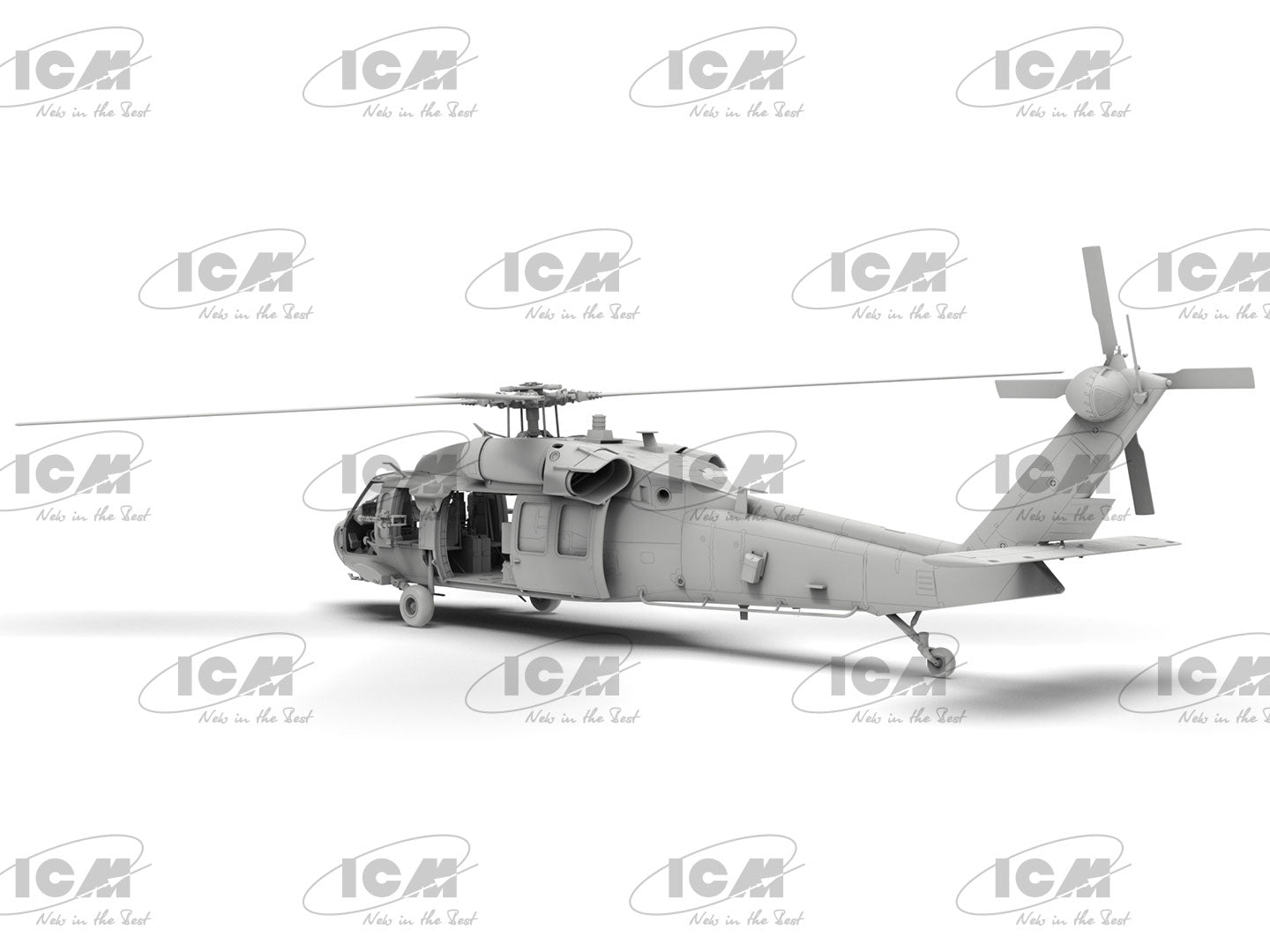 Black Hawk Down Operation Gothic Serpent Scale 1:48 ICM48363 Plastic Model Helicopter Kit