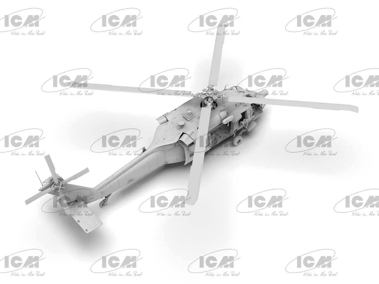 Black Hawk Down Operation Gothic Serpent Scale 1:48 ICM48363 Plastic Model Helicopter Kit