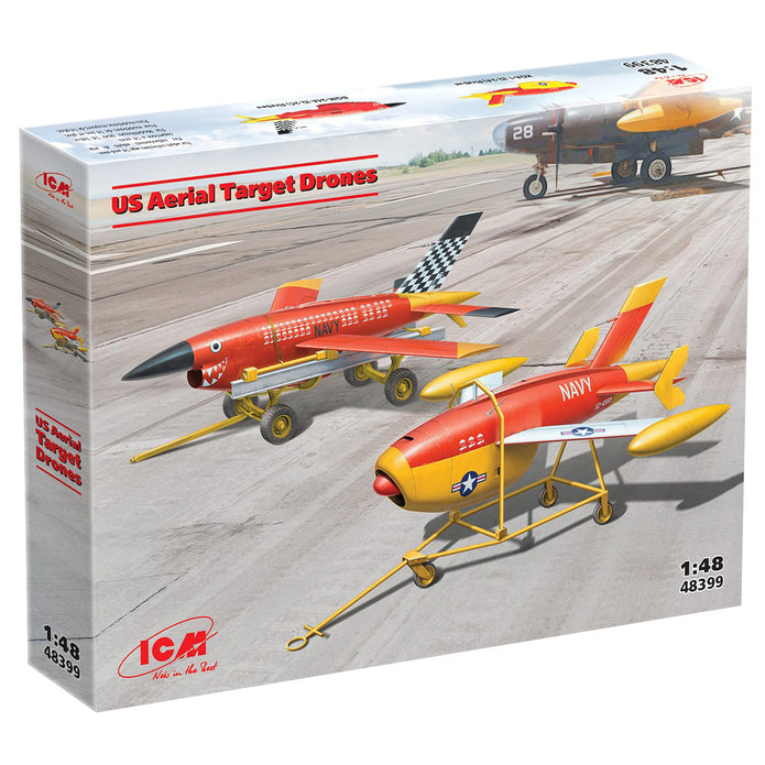 US Aerial Target Drones - Plastic Model Kit. Scale 1:48 ICM 48399