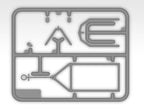 ICM 48400 Plastic model kit 1:48 KDA-1 (Q-2A) Firebee with trailer kits model