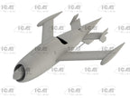 ICM 48400 Plastic model kit 1:48 KDA-1 (Q-2A) Firebee with trailer kits model