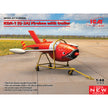 ICM 48400 Plastic model kit 1:48 KDA-1 (Q-2A) Firebee with trailer kits model