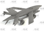 ICM 48401 Plastic model kit Scale 1:48 BQM-34A (Q-2C) Firebee with trailer