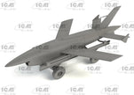 ICM 48401 Plastic model kit Scale 1:48 BQM-34A (Q-2C) Firebee with trailer