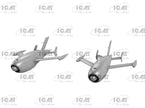 ICM 48402 Plastic model kit Scale 1:48 KDA-1 (Q-2A) Firebee US Drone - kit model