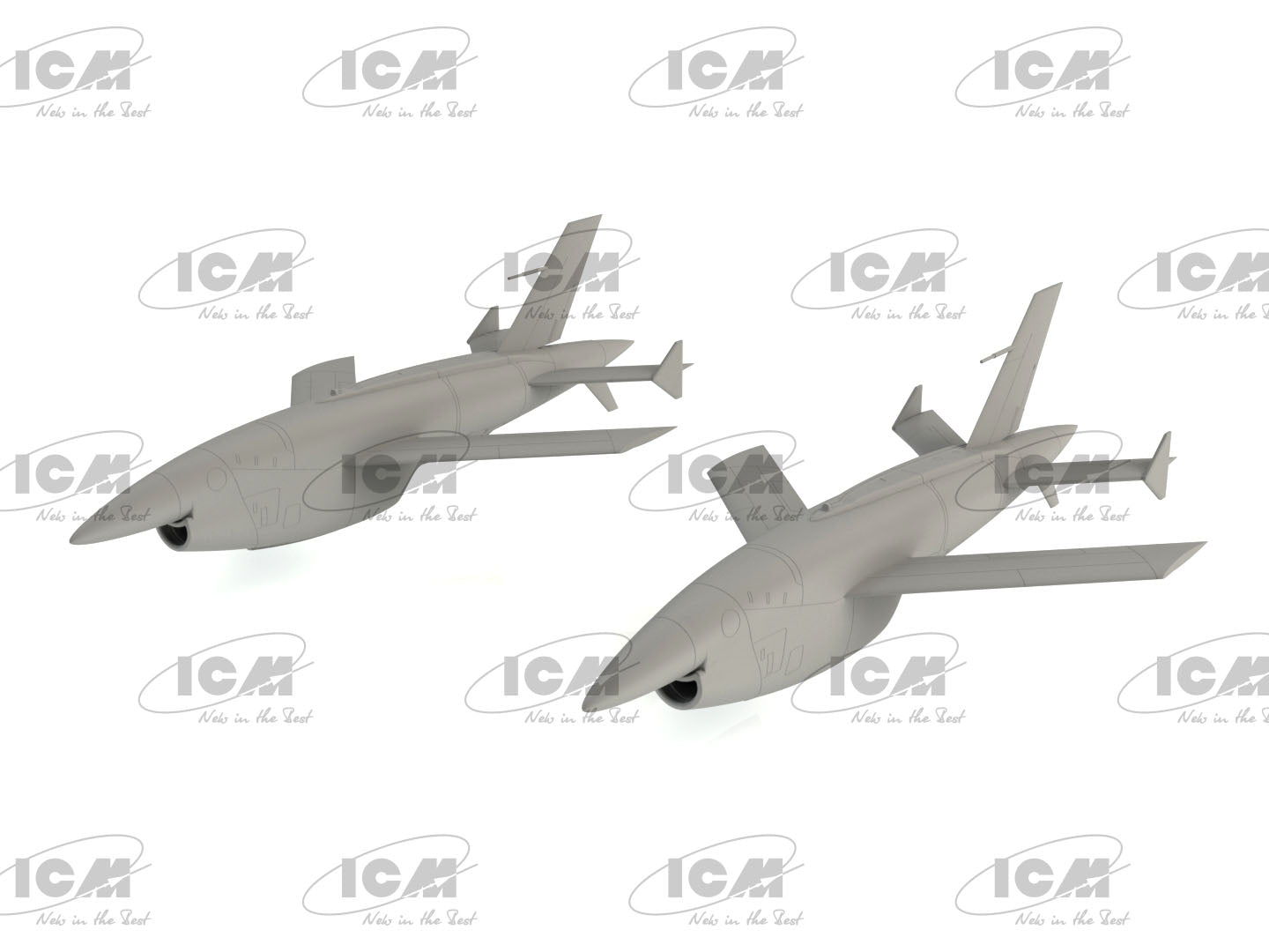 ICM 48403 Plastic model Scale 1:48 Q-2C (BQM-34A) Firebee, US Drone kits model