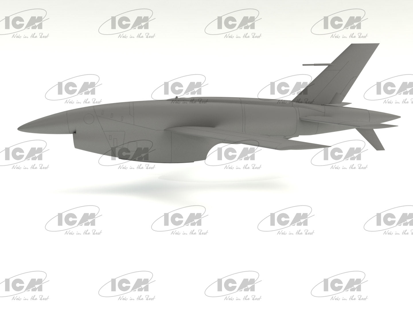 ICM 48403 Plastic model Scale 1:48 Q-2C (BQM-34A) Firebee, US Drone kits model