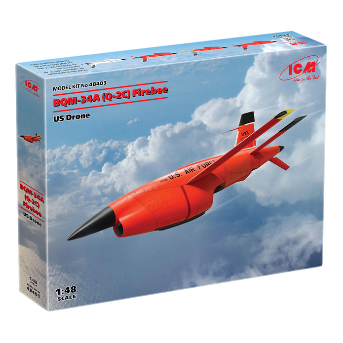 ICM 48403 Plastic model Scale 1:48 Q-2C (BQM-34A) Firebee, US Drone kits model