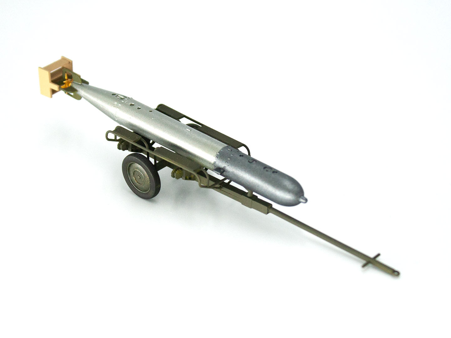 ICM48404 Plastic model Scale 1:48 WWII German Torpedo Trailer plastic kit models