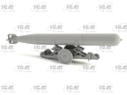 ICM 48405 Plastic model kit Scale 1:48 WWII British Torpedo Trailer models kits