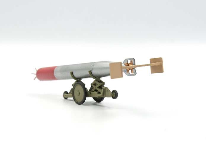 ICM 48405 Plastic model kit Scale 1:48 WWII British Torpedo Trailer models kits