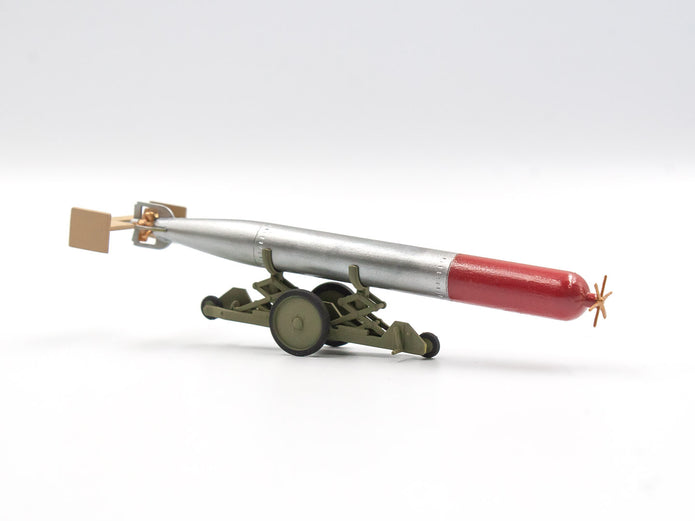 ICM 48405 Plastic model kit Scale 1:48 WWII British Torpedo Trailer models kits