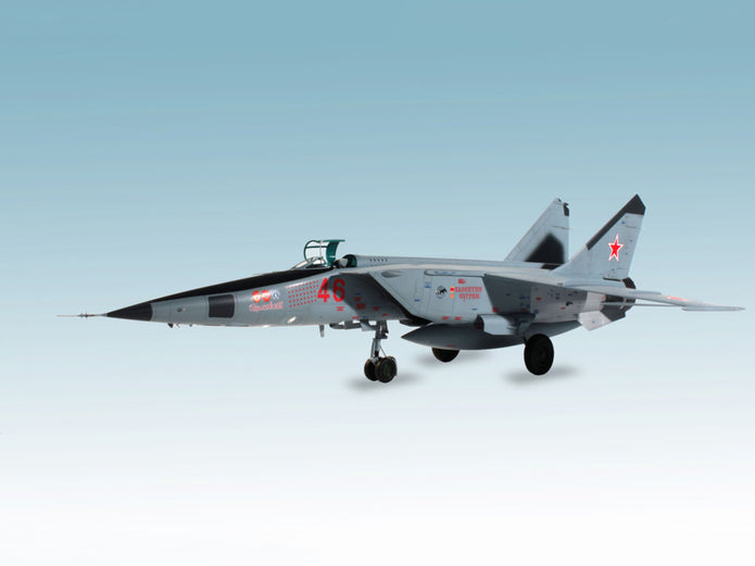 ICM 48901 Plastic model kit aircraft 1:48 Soviet reconnaissance plane MiG-25 RBT