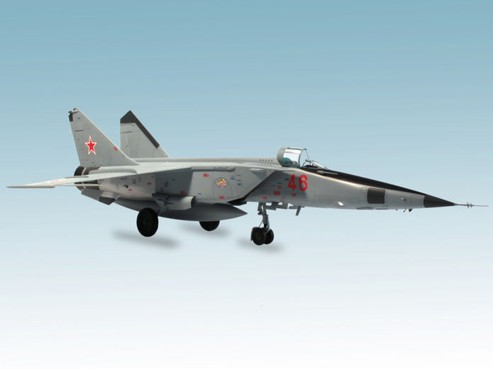 ICM 48901 Plastic model kit aircraft 1:48 Soviet reconnaissance plane MiG-25 RBT