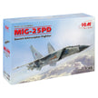 ICM 48903 Plastic model kit aircraft 1:48 MiG-25 PD, Soviet Interceptor Fighter