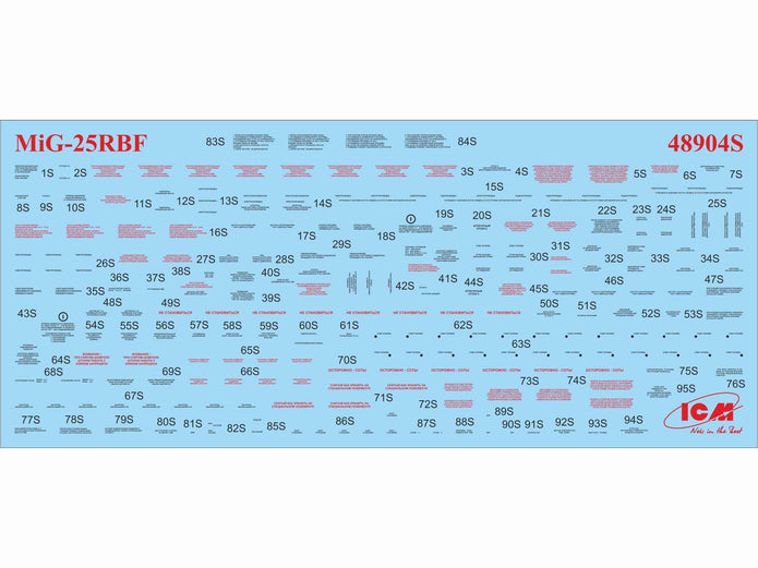 ICM 48904 Plastic aircraft model kit Scale 1:48 MIG-25RBF - modelling kit