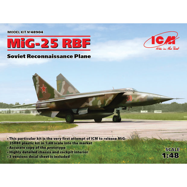 ICM 48904 Plastic aircraft model kit Scale 1:48 MIG-25RBF - modelling kit