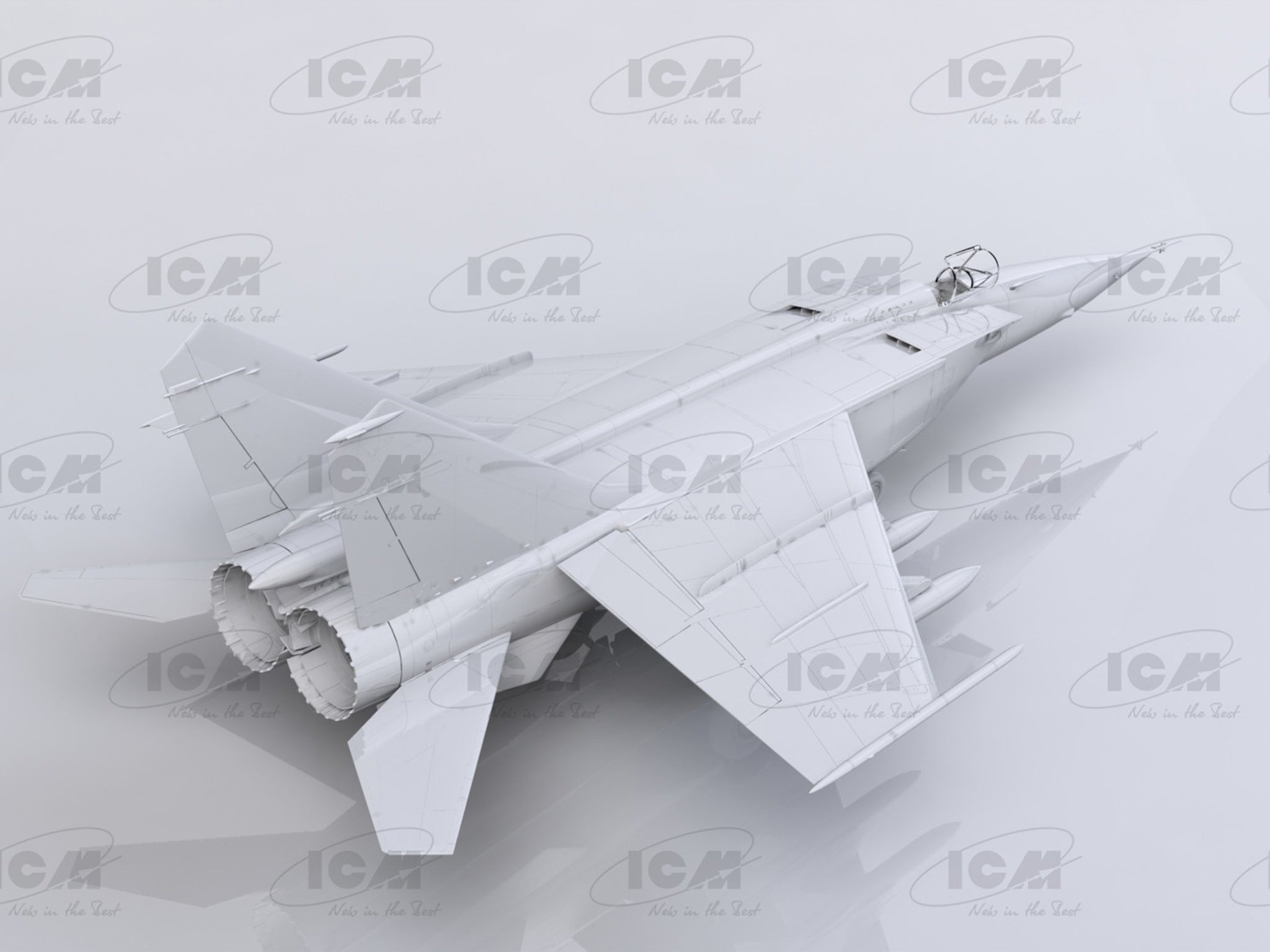 ICM 48905 Plastic model kit 1:48 MiG-25 BM, Soviet Strike Aircraft kits models