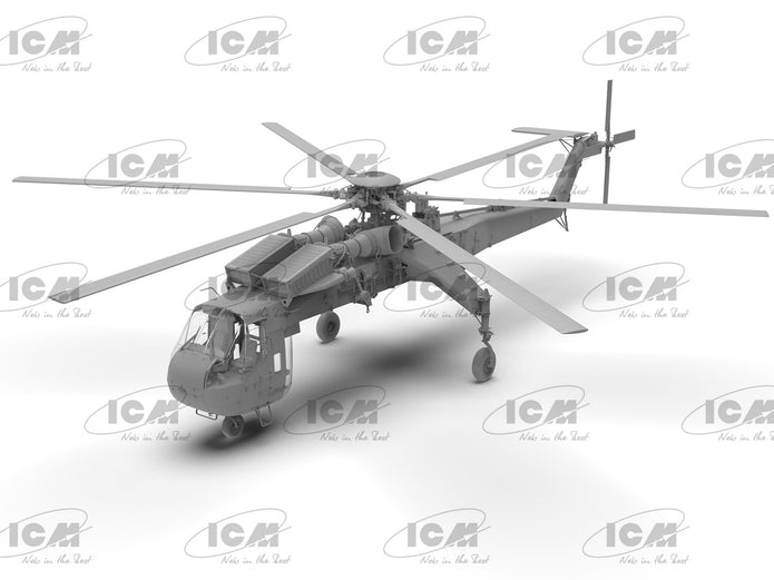ICM 53054 kit model helicopter 1:35 Sikorsky CH-54A Tarhe US heavy helicopter